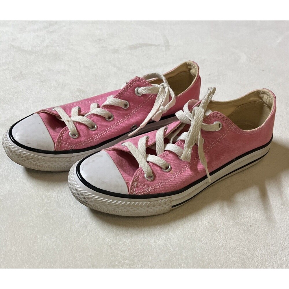 Converse Chuck Taylor All Star Pink Canvas Shoes Sneakers Youth Size US Size 3 - Picture 3 of 8